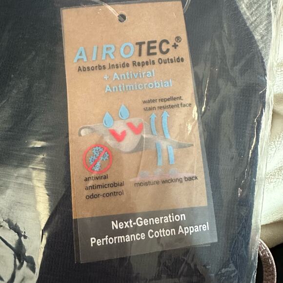 Tailor Vintage Airotec Performance Stretch Waffle Henley Size S - Picture 4 of 4